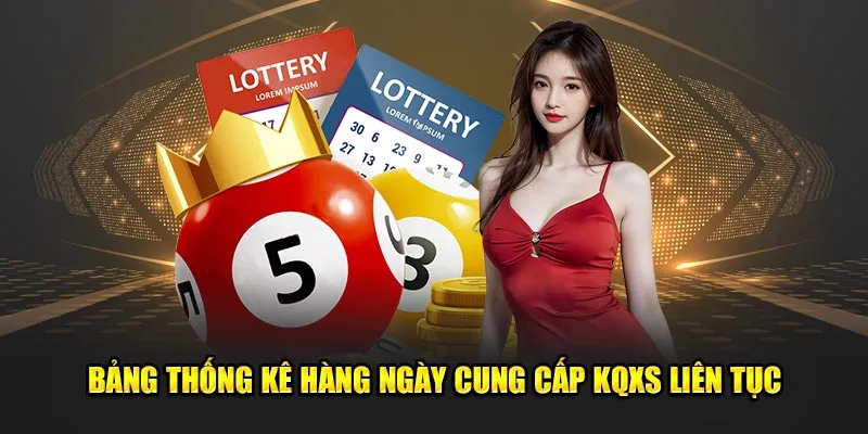 Bảng thống kê hàng ngày cung cấp KQXS liên tục 